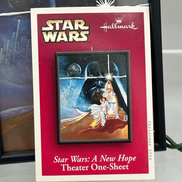 Hallmark Keepsake Ornament Star Wars A New Hope Theater One Sheet Christmas - Picture 9 of 13